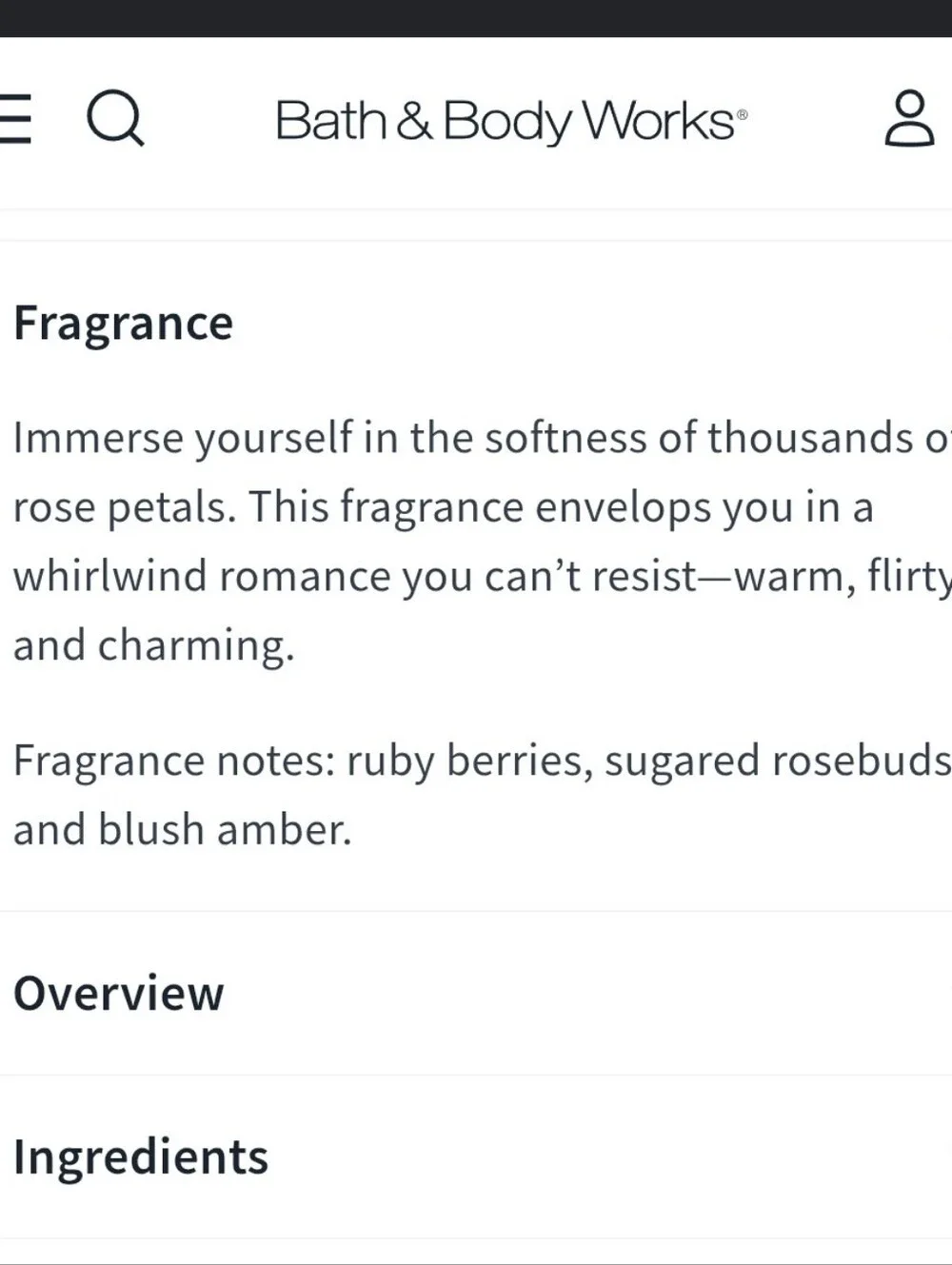 Floral Street and Bath and body works.